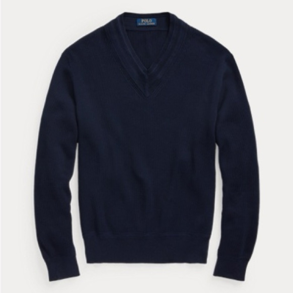 Polo Ralph Lauren Navy pullover sweater size medium